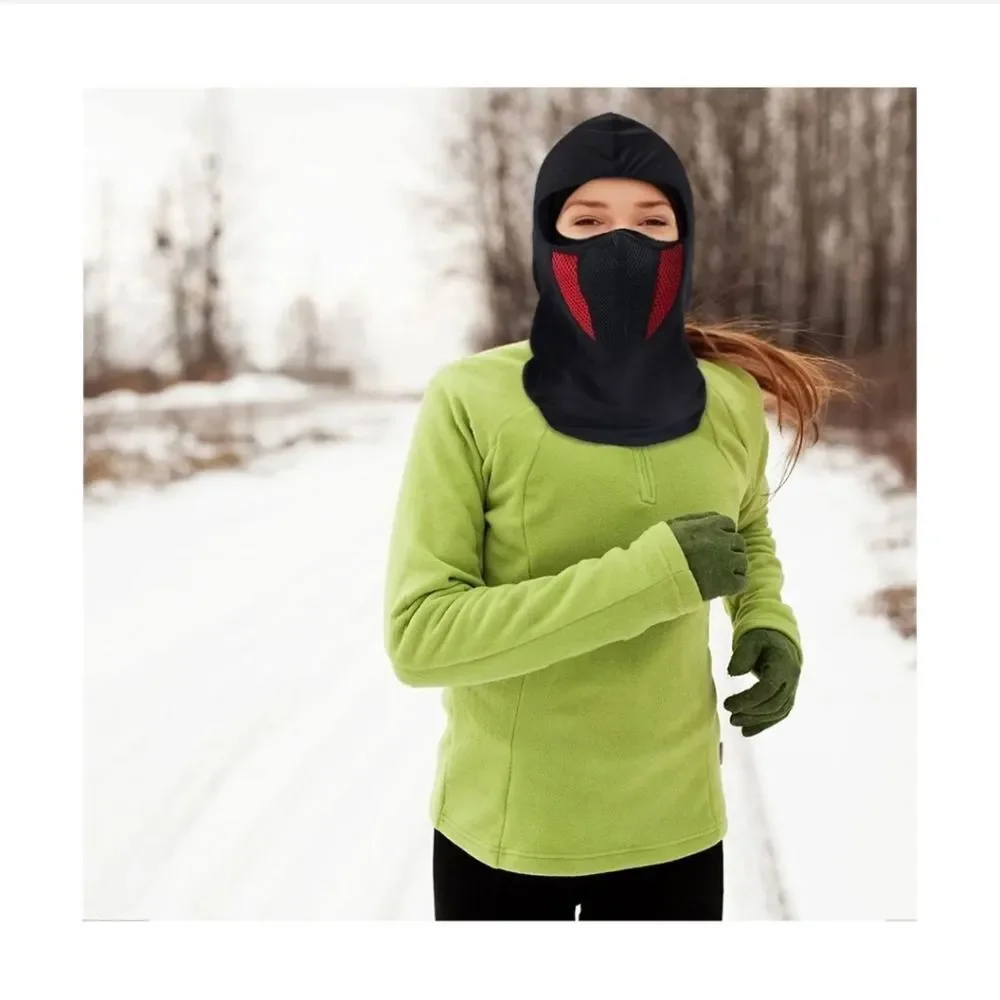 Winter Thermal Balaclava Windproof Ski Motorcycle Hood Cold Weather Face Mask